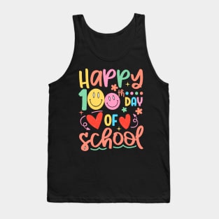 Retro Happy 100th Day Of School Teachers 2023 Tank Top